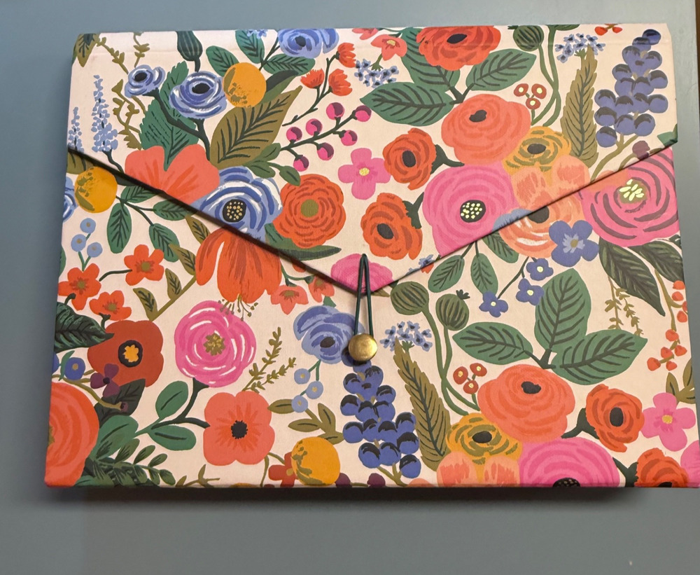 Rifle Paper Co. Garden Party Floral Expanding File Organizer, 12 Sections